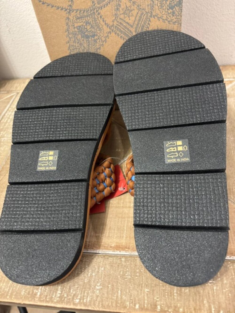 NEW Free People Wateredge Woven Sandals Swim Team Luggage Sizes 8.5 - Picture 5 of 5
